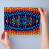 Chevrons und rhombus abstraktes Design Flyer (Hand)