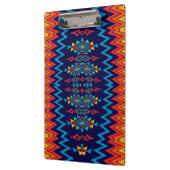 Chevrons und rhombus abstraktes Design Klemmbrett (Links)