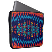 Chevrons und rhombus abstraktes Design Laptopschutzhülle (Vorne Rechts)
