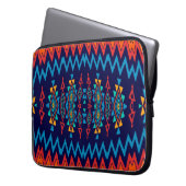 Chevrons und rhombus abstraktes Design Laptopschutzhülle (Vorderseite Links)