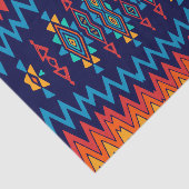 Chevrons und rhombus abstraktes Design Seidenpapier (Ausschnitt)