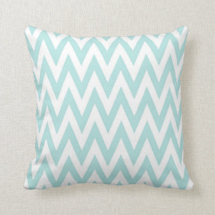 Chevronzag in Springmint Kissen