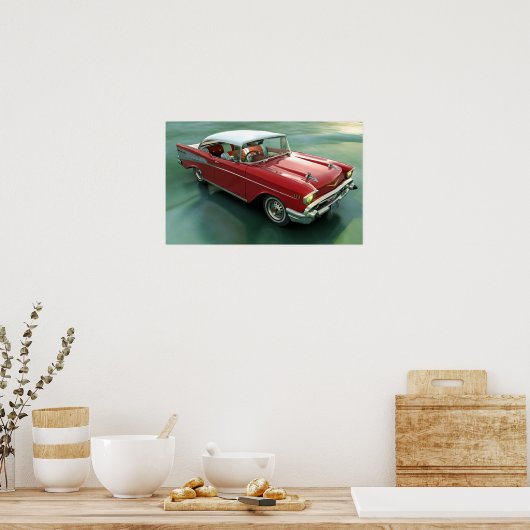Chevy57-34 Poster (Küche)