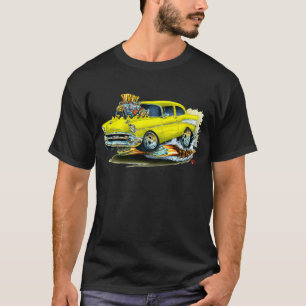 Chevy 150-210 gelbes Auto 1957 T-Shirt