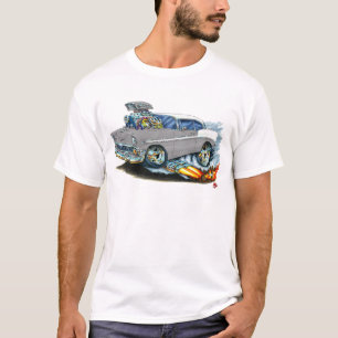 Chevy 150-210 graues Auto 1956 T-Shirt