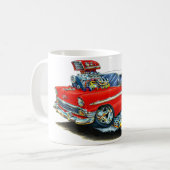 Chevy 150-210 rotes Auto 1956 Kaffeetasse (Vorderseite Links)