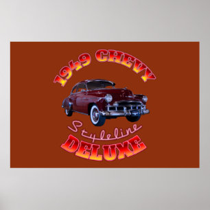 Chevy 1949 Styleline delux Poster
