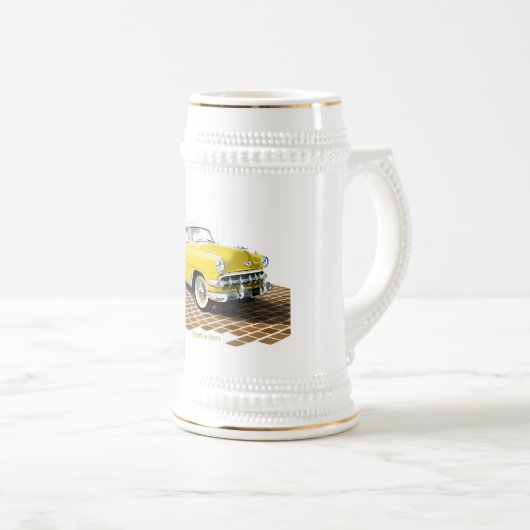 Chevy 1953 Stein Bierglas (VorderseiteRechts)