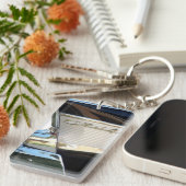 Chevy 1957 Bel Air - Schwanz-Flosse - Schlüsselanhänger (Vorderseite rechts)