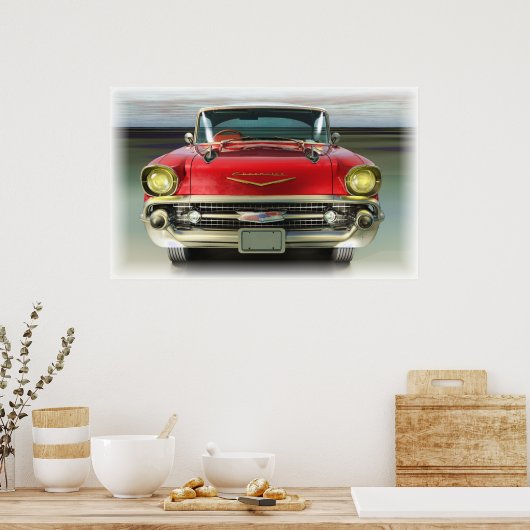 Chevy 1957 poster (Küche)