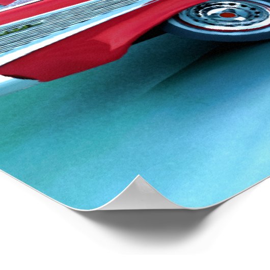 Chevy 1957 poster (Ecke)