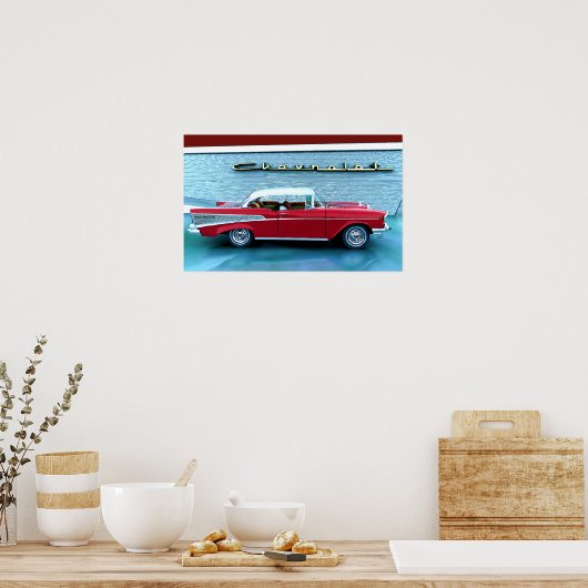 Chevy 1957 poster (Küche)