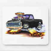 Chevy 1970-72 C10 schwarzes Longbed Mousepad (Vorne)