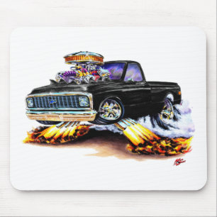 Chevy 1970-72 C10 schwarzes Longbed Mousepad