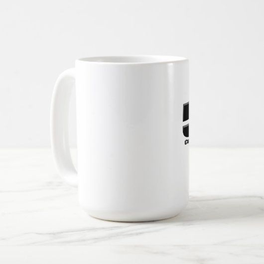 Chevy 572 großer Block Kaffeetasse (Vorderseite Links)