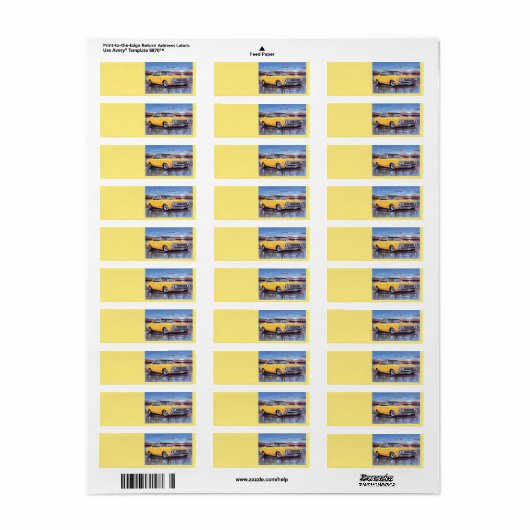 Chevy Address Labels (Vorne)