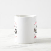 chevy amerikanischer Muskel 55 Kaffeetasse (Mittel)