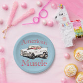 chevy amerikanischer Muskel 55 Pappteller (Party)