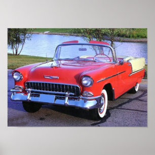 Chevy Bel Air 1955 Poster