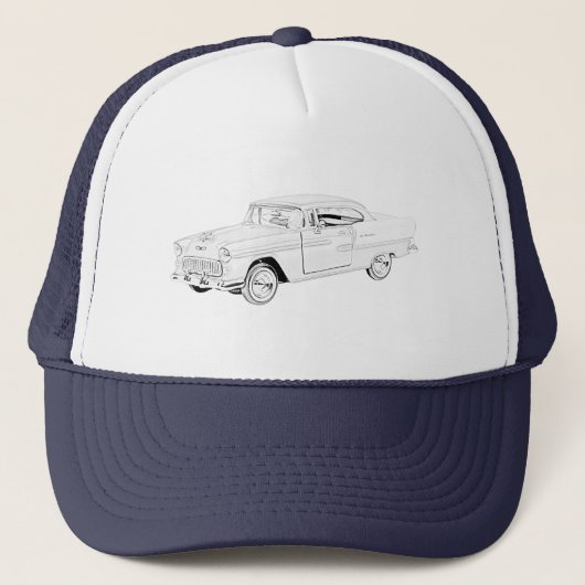 Chevy Bel Air 1955 Truckerkappe (Vorderseite)