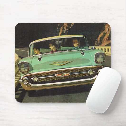 Chevy Bel Air 1957 Mousepad (Mit Mouse)