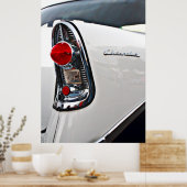 Chevy Bel Air 56 Schwanz Licht Poster (Küche)