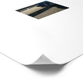 "Chevy Bel Air at Venice Beach." Poster (Ecke)