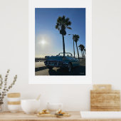 "Chevy Bel Air at Venice Beach." Poster (Küche)