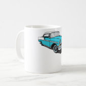 Chevy Bel Air - Blau Kaffeetasse (Vorderseite Links)