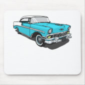 Chevy Bel Air - Blau Mousepad (Vorne)