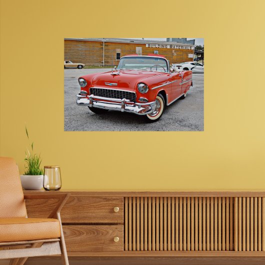 Chevy Bel Air Classic Car Poster (Wohnzimmer 2)