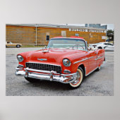 Chevy Bel Air Classic Car Poster (Vorne)