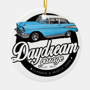 Chevy Bel Air-Garagen-Logo 1957 Keramikornament