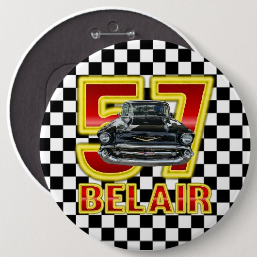 Chevy Bel Air-Knopf 1957 Button (Vorne & Hinten)