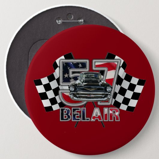 Chevy Bel Air-Knopf 1957 Button (Vorne & Hinten)