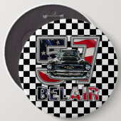Chevy Bel Air-Knopf 1957 Button (Vorne & Hinten)