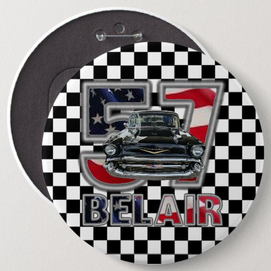 Chevy Bel Air-Knopf 1957 Button (Vorne & Hinten)