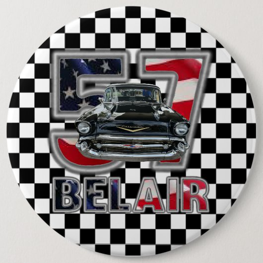 Chevy Bel Air-Knopf 1957 Button (Vorderseite)