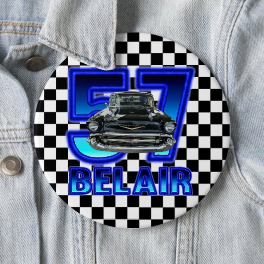 Chevy Bel Air-Knopf 1957 Button (Beispiel)