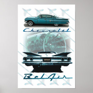Chevy Bel Air Poster