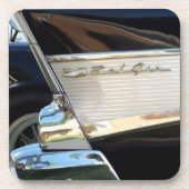 Chevy Bel Air Schwanz-Flossen-Untersetzer 1957 Untersetzer (Vorderseite)