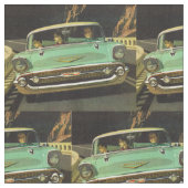 Chevy Bel Airdruck 1957 Stoff (Nahaufnahme)