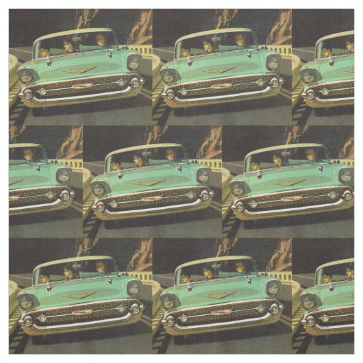 Chevy Bel Airdruck 1957 Stoff (Muster)