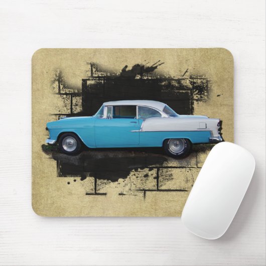 Chevy Bel Luft klassische Autos 1955 Mousepad (Mit Mouse)