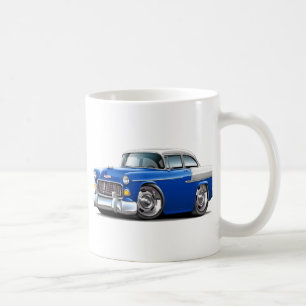 Chevy Belair Blau-Weißes Auto 1955 Kaffeetasse