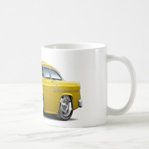 Chevy Belair gelbes Auto 1955 Kaffeetasse