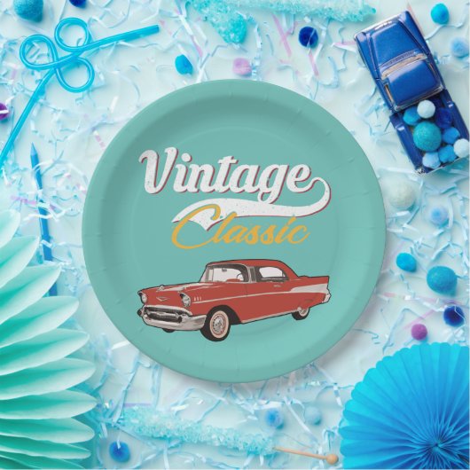 Chevy Belair Pappteller (Party)