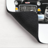 Chevy Belair schwarzes Auto 1955 Mousepad (Ecke)