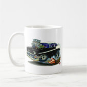 Chevy Belair schwarzes Auto 1956 Kaffeetasse (Links)