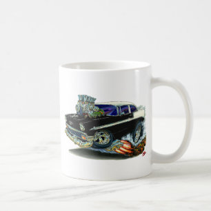 Chevy Belair schwarzes Auto 1956 Kaffeetasse